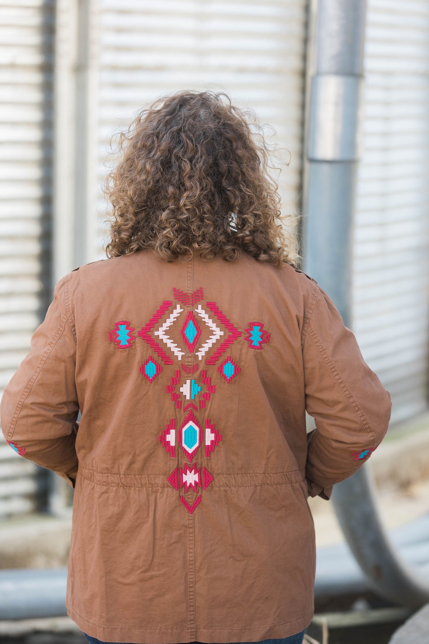 close up of back view