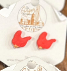 Chicken earrings