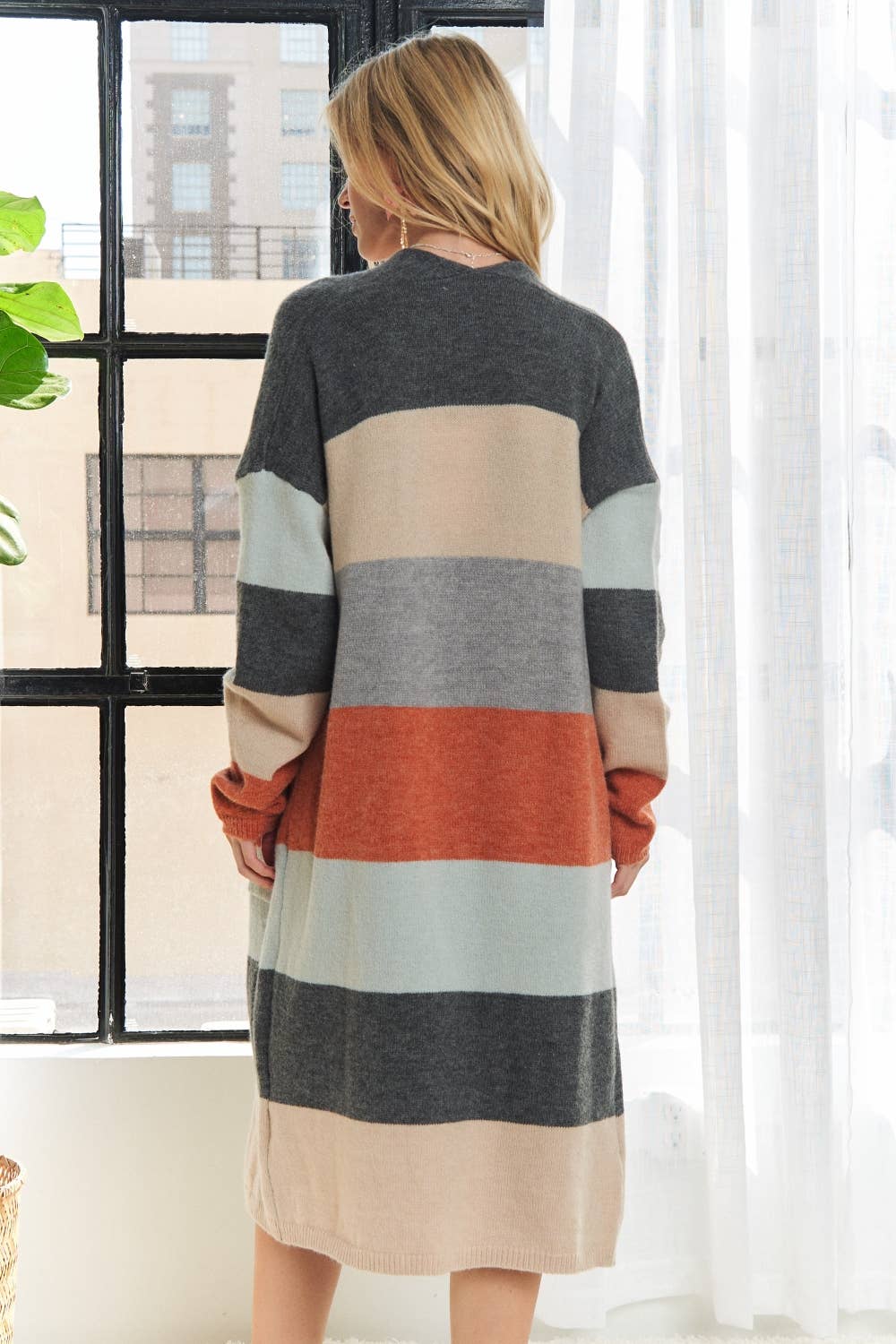 Fall Colorblock Cardigan