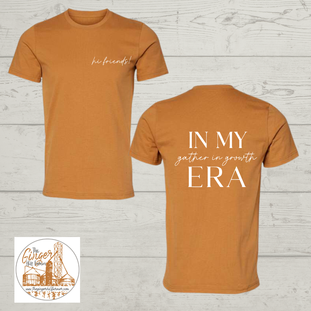 front and back view of graphic laying flat