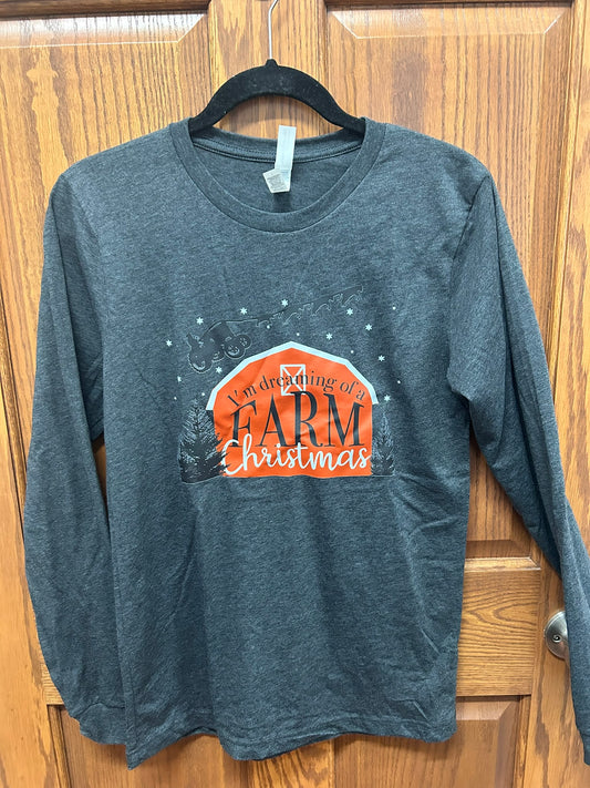 Dreaming of a Farm Christmas Graphic Tee