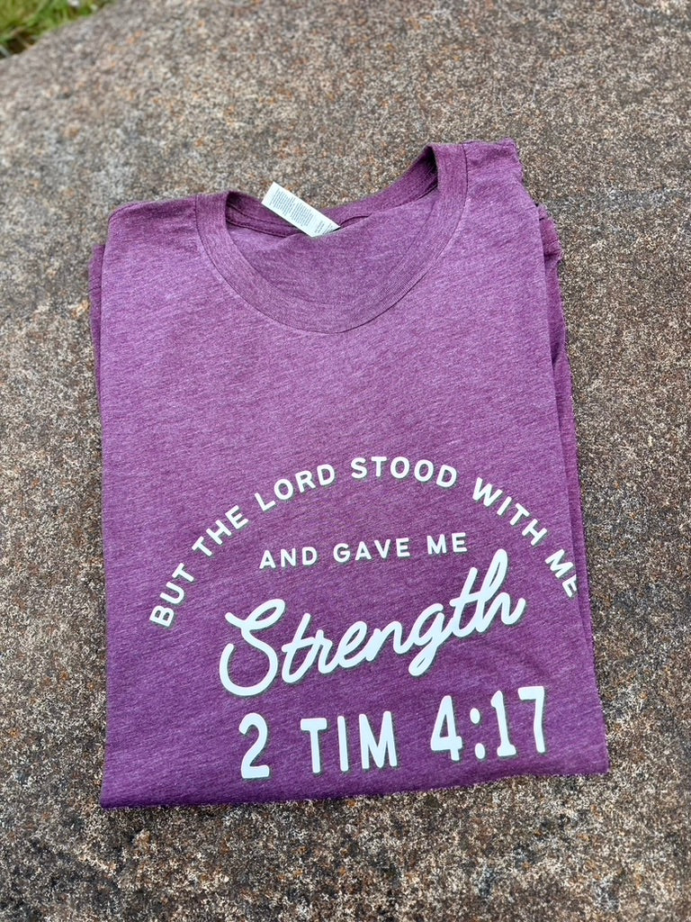The Lord Gave Me Strength Graphic Tee, Long Sleeve Tee or Sweatshirt | Small-3XL