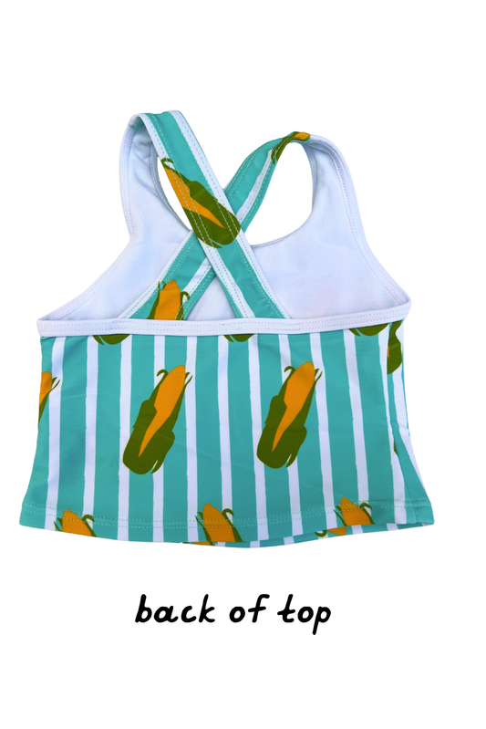 Stripe Girl's Tankini