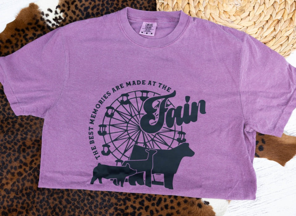 The Best Memories are at the Fair Graphic Tee, Long Sleeve Tee or Sweatshirt | Small-3X