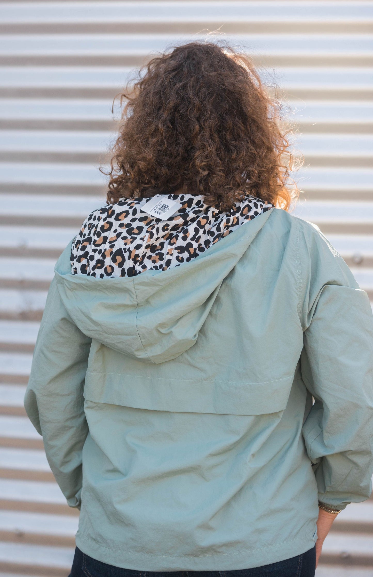 back view on model