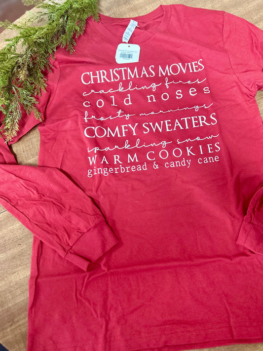 Winter Words Long Sleeve Tee