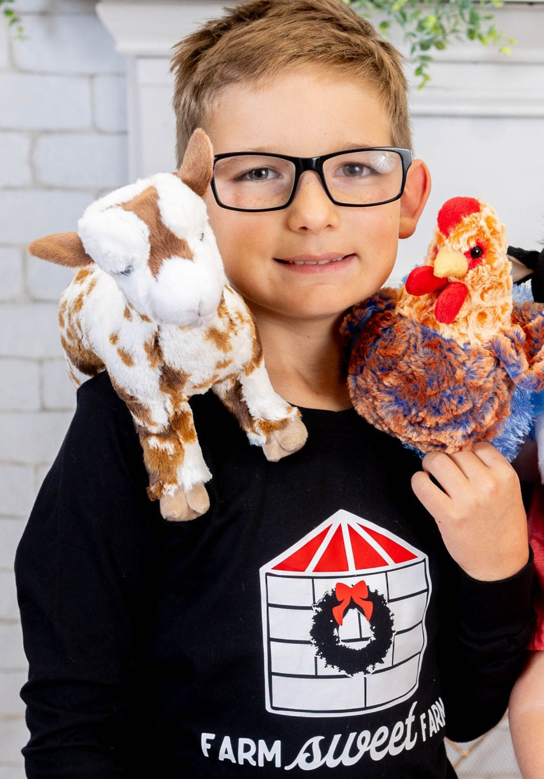 gertie goat with model