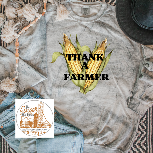 Thank A Farmer Graphic Tee, Long Sleeve Tee or Sweatshirt | Small-3XL