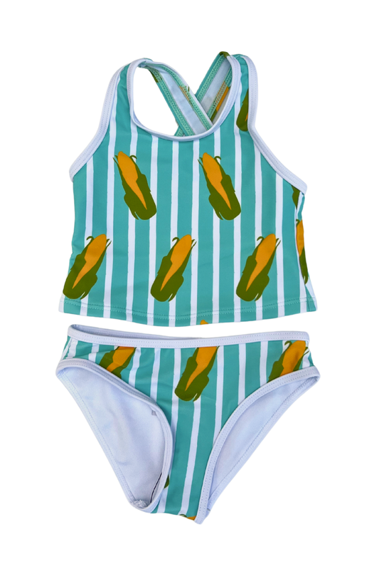 Stripe Girl's Tankini