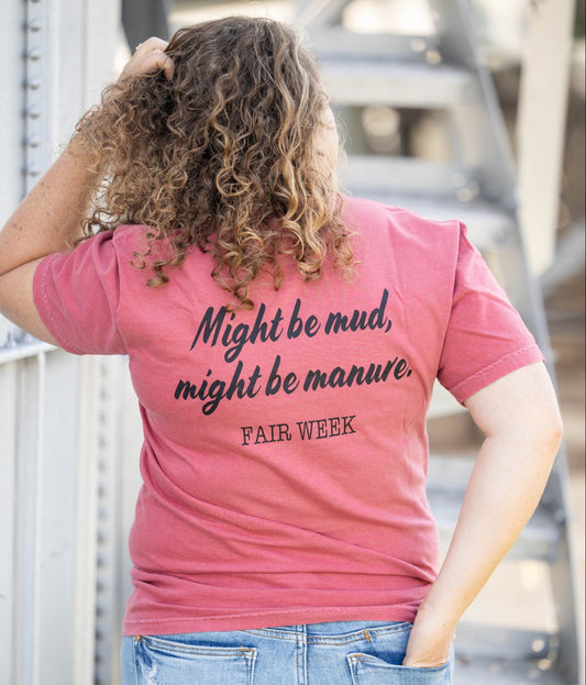 back view of tee on model