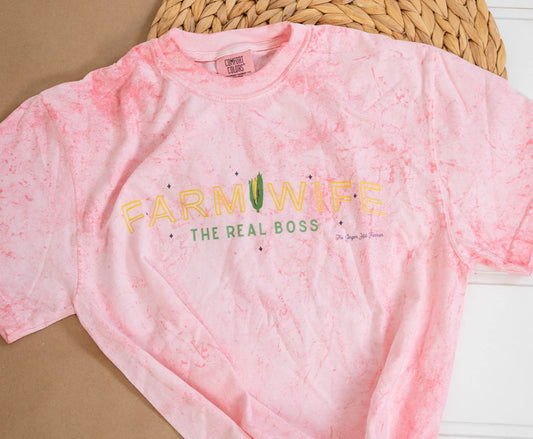 front view of tee