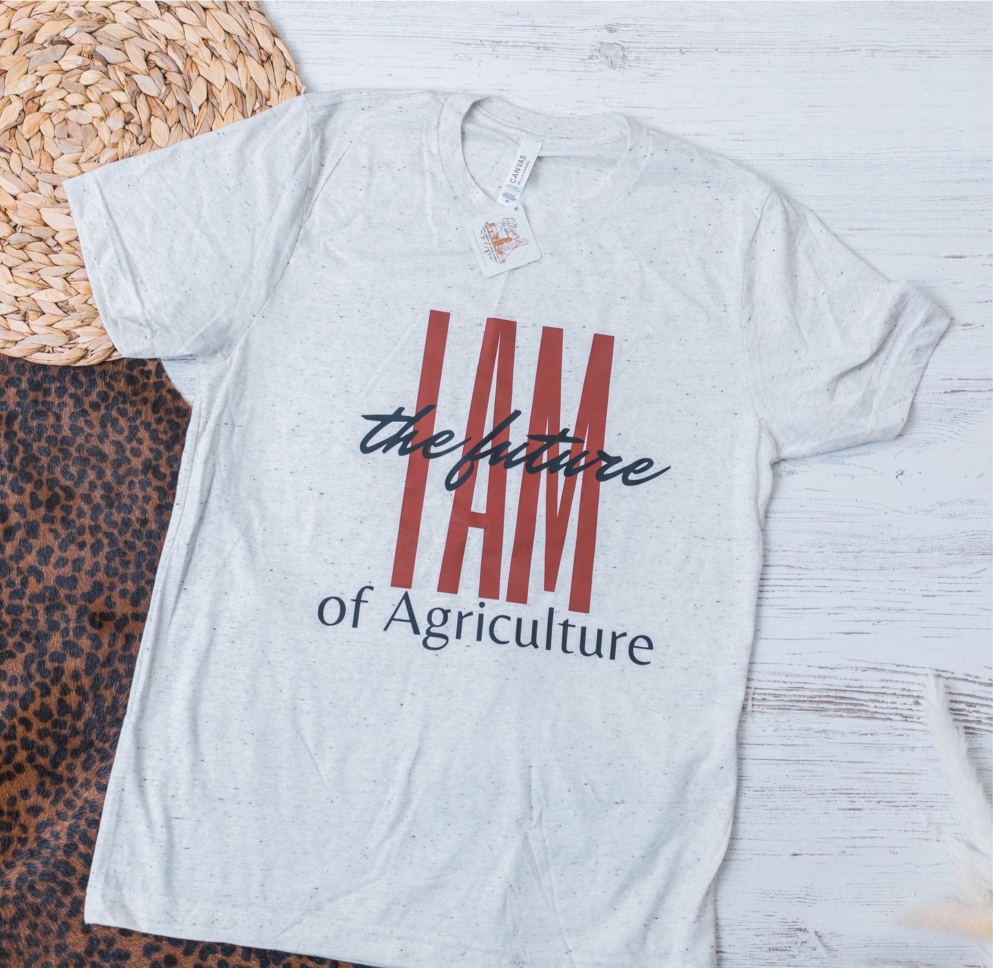 I am the Future of Ag Graphic Tee in Oatmeal | Sizes Small-3XL