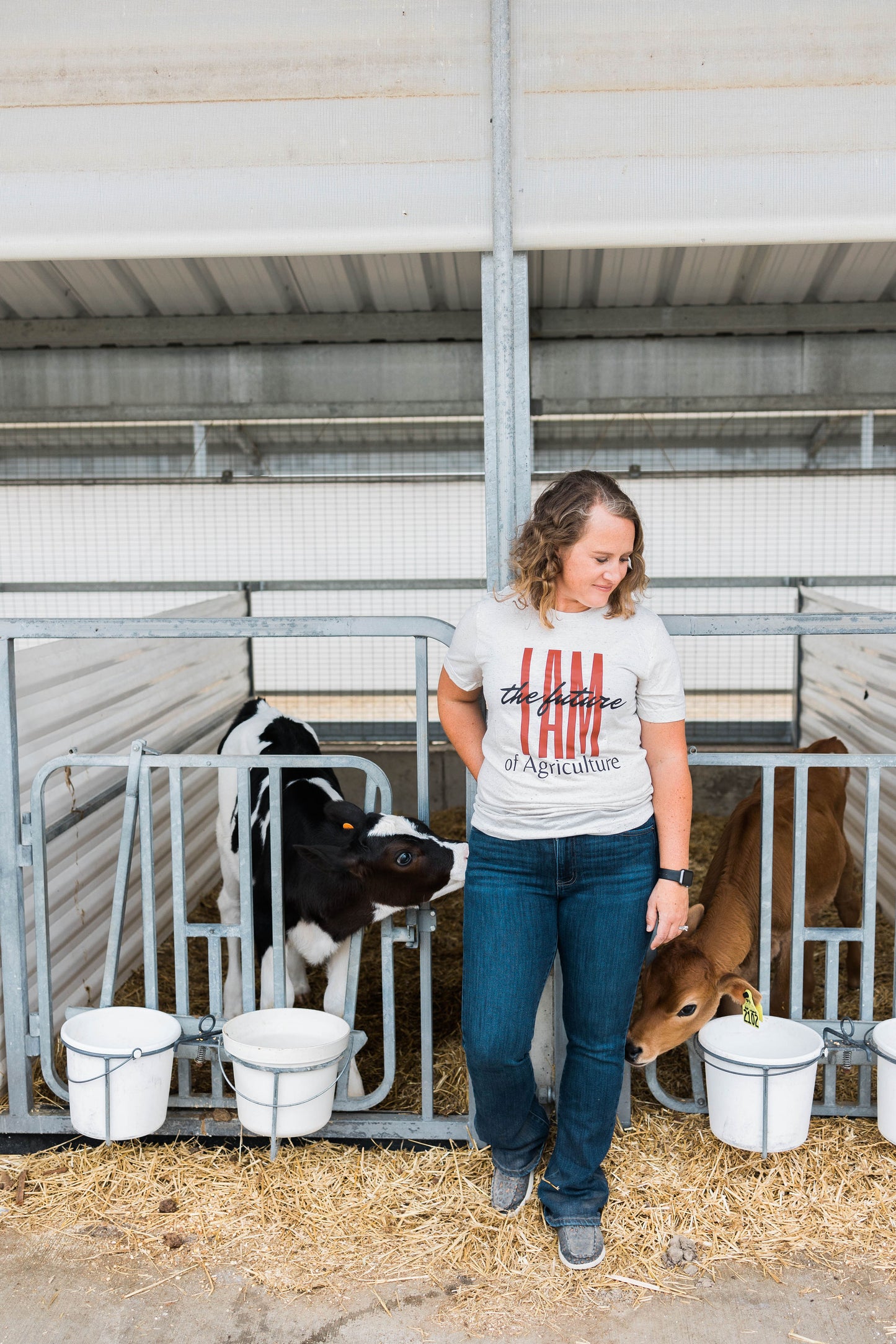 I am the Future of Ag Graphic Tee in Oatmeal | Sizes Small-3XL