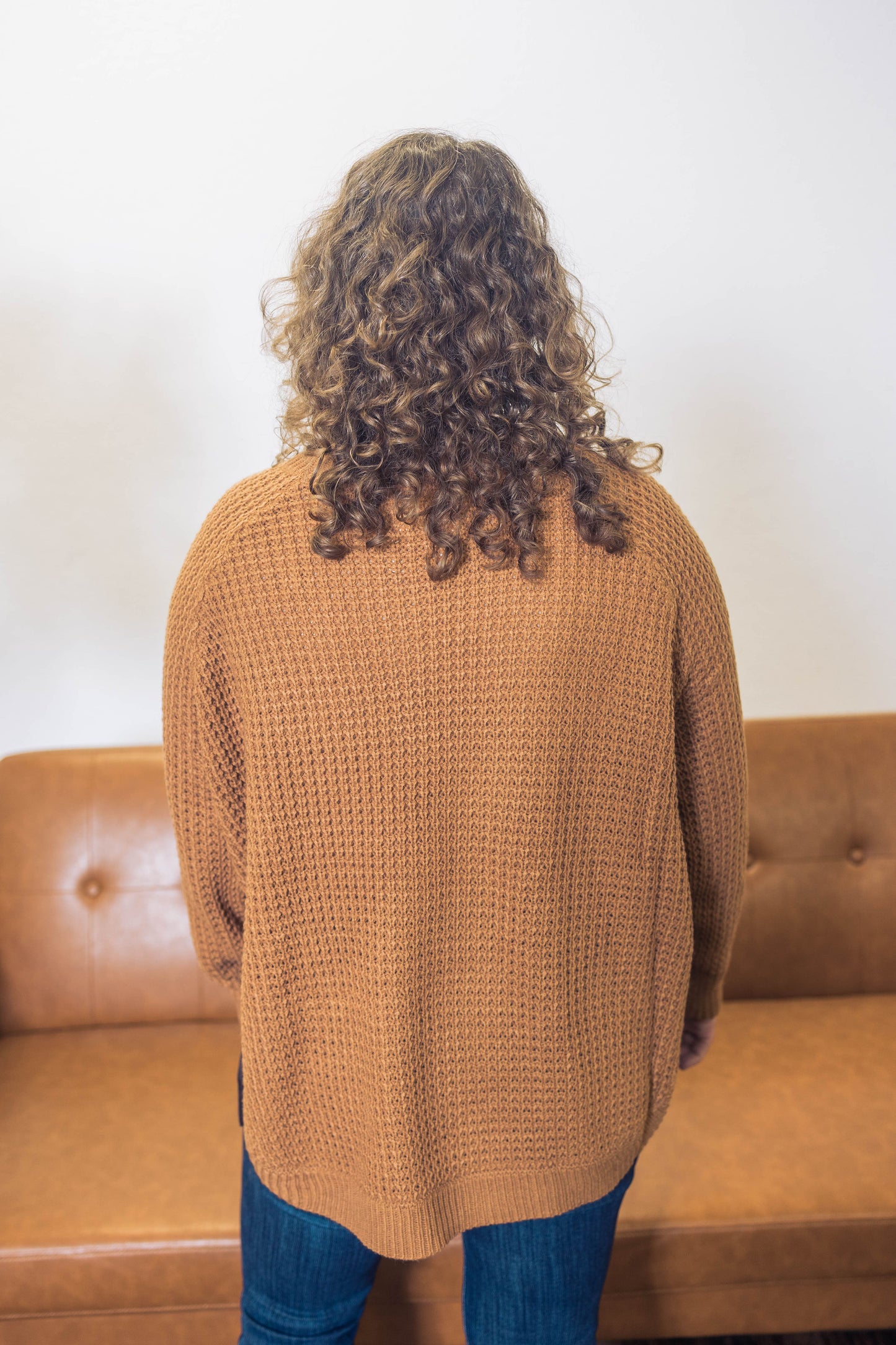 back view on model