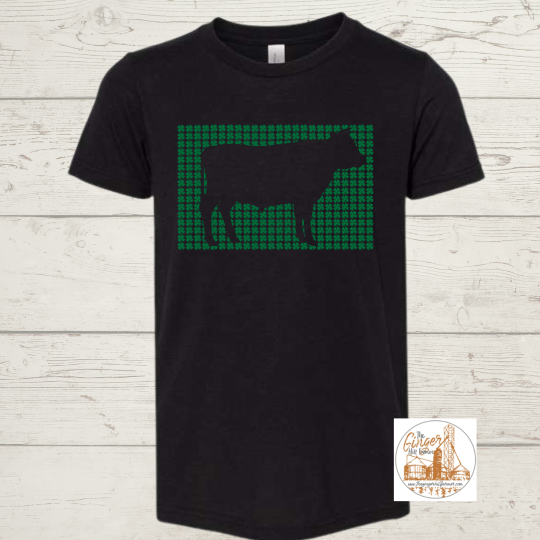 cow tee, front view