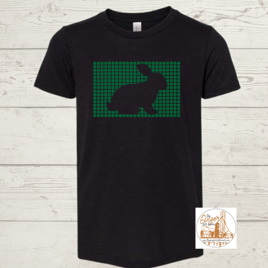 rabbit tee, front view