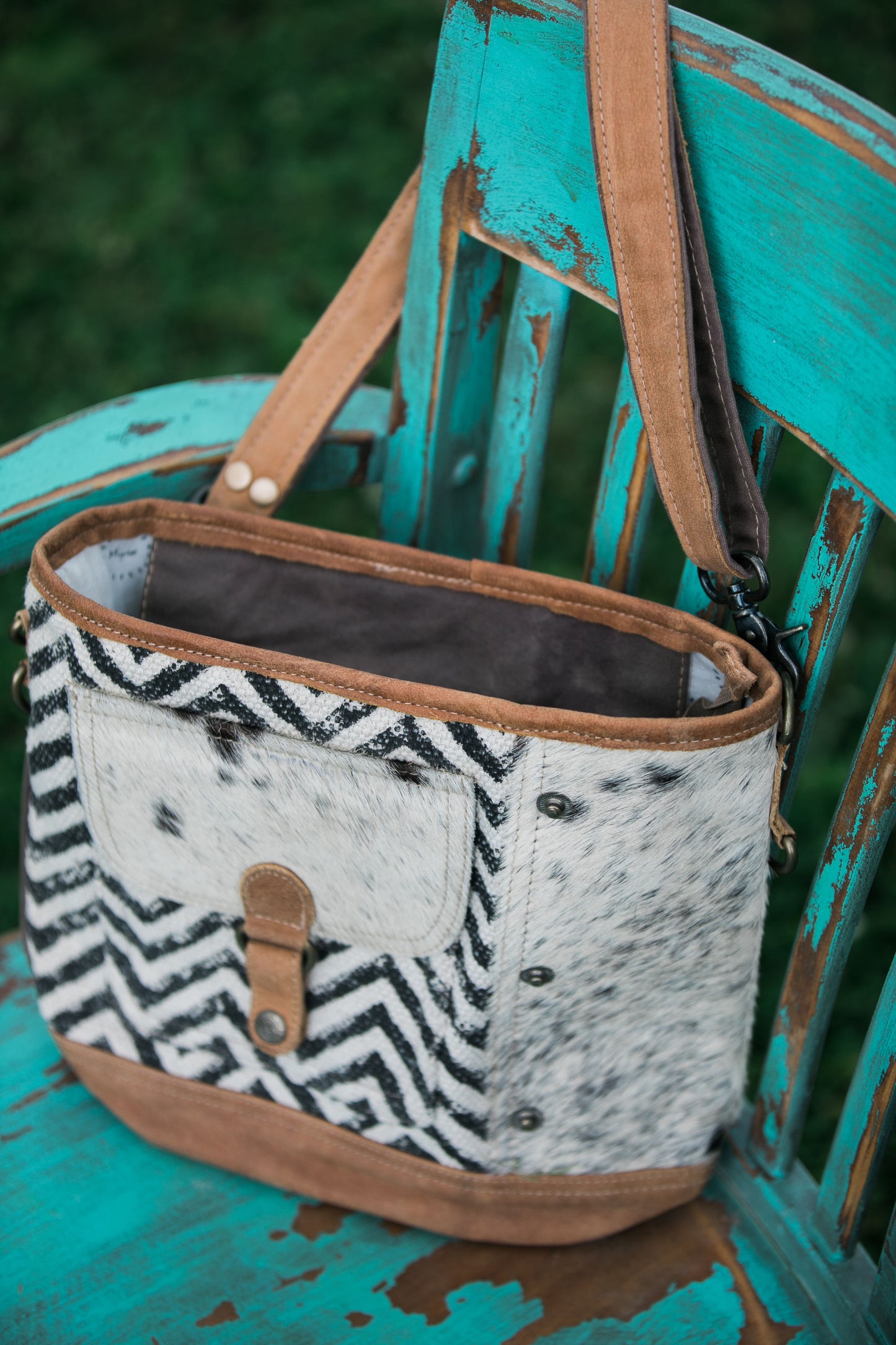 top view of bag