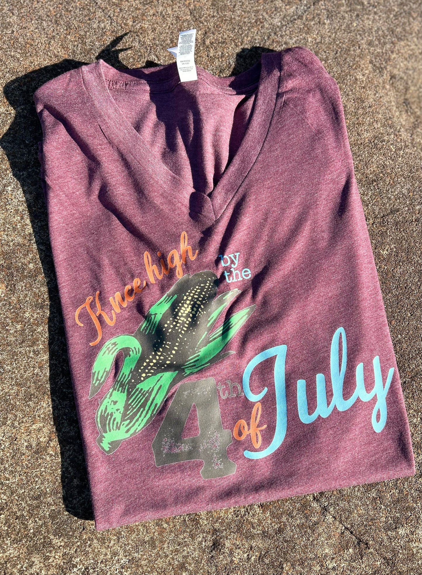 Knee High by the 4th of July Graphic Tee, Long Sleeve Tee or Sweatshirt | Sizes Small-3XL