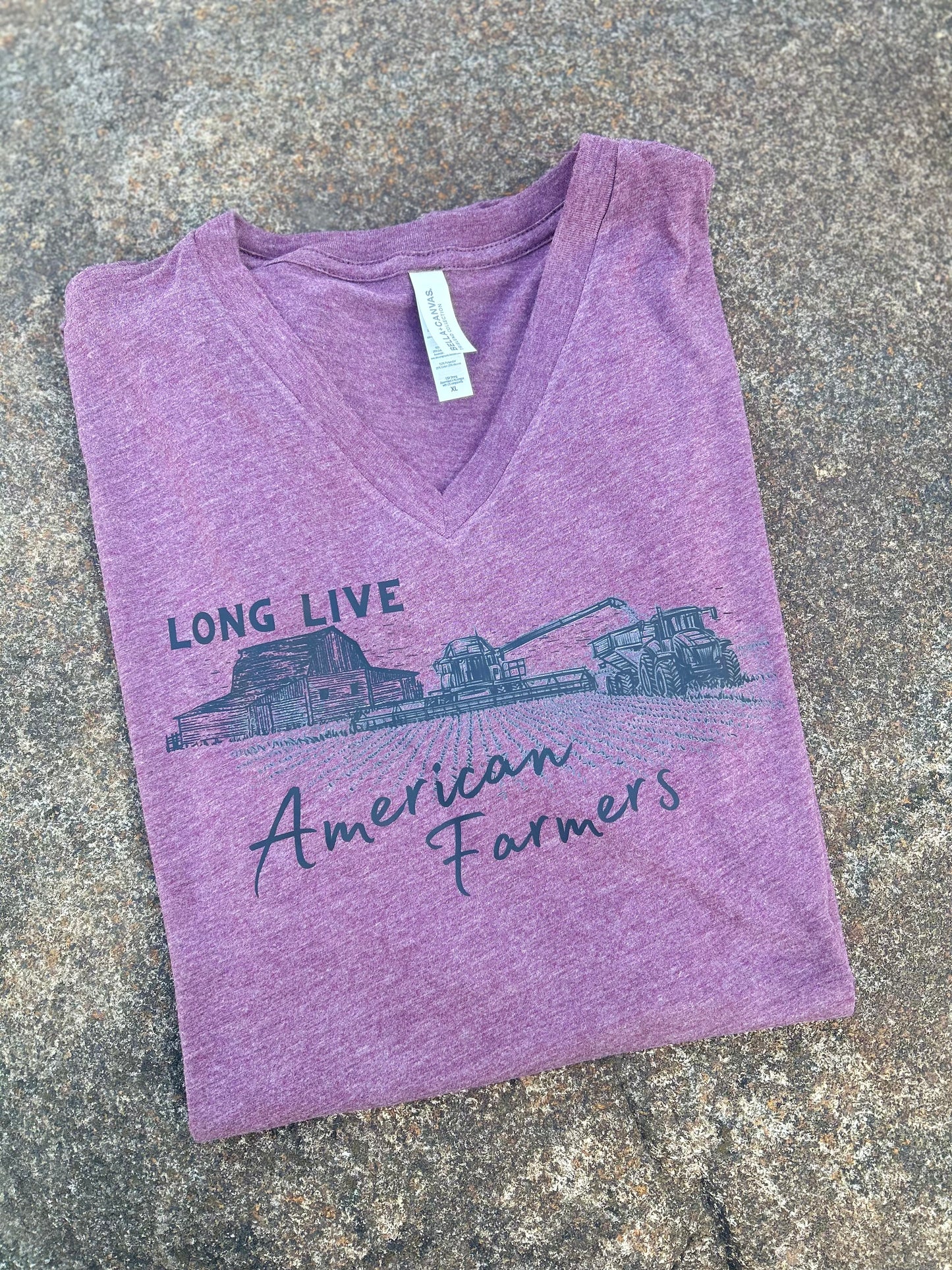 Long Live American Farmers Graphic Tee, Long Sleeve Tee or Sweatshirt | Small-3XL