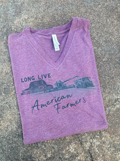 Long Live American Farmers Graphic Tee, Long Sleeve Tee or Sweatshirt | Small-3XL