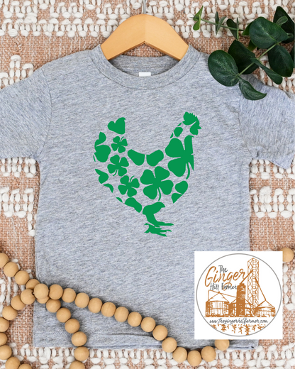 Adults Clover Farm Animal Graphic Short Sleeve Tee | Sizes Small-3XL