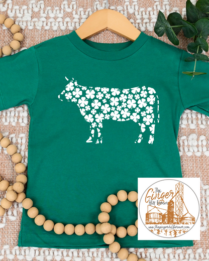 Adults Clover Farm Animal Graphic Short Sleeve Tee | Sizes Small-3XL