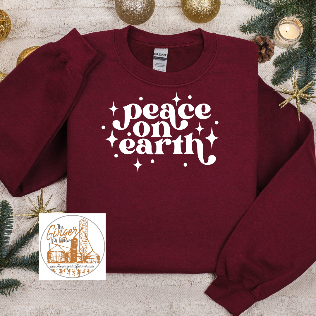 Maroon Christmas Sweatshirt | Sizes Small-3X