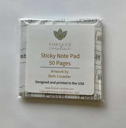 Sticky Notes w/ Fluffy Sheet Art & "Ewe Got This" | 50 Pages