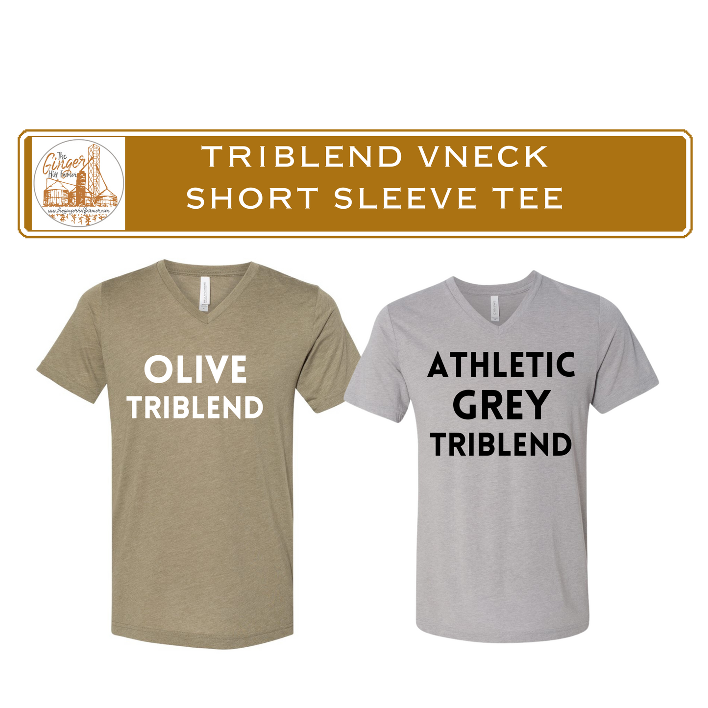 vneck triblend assortment