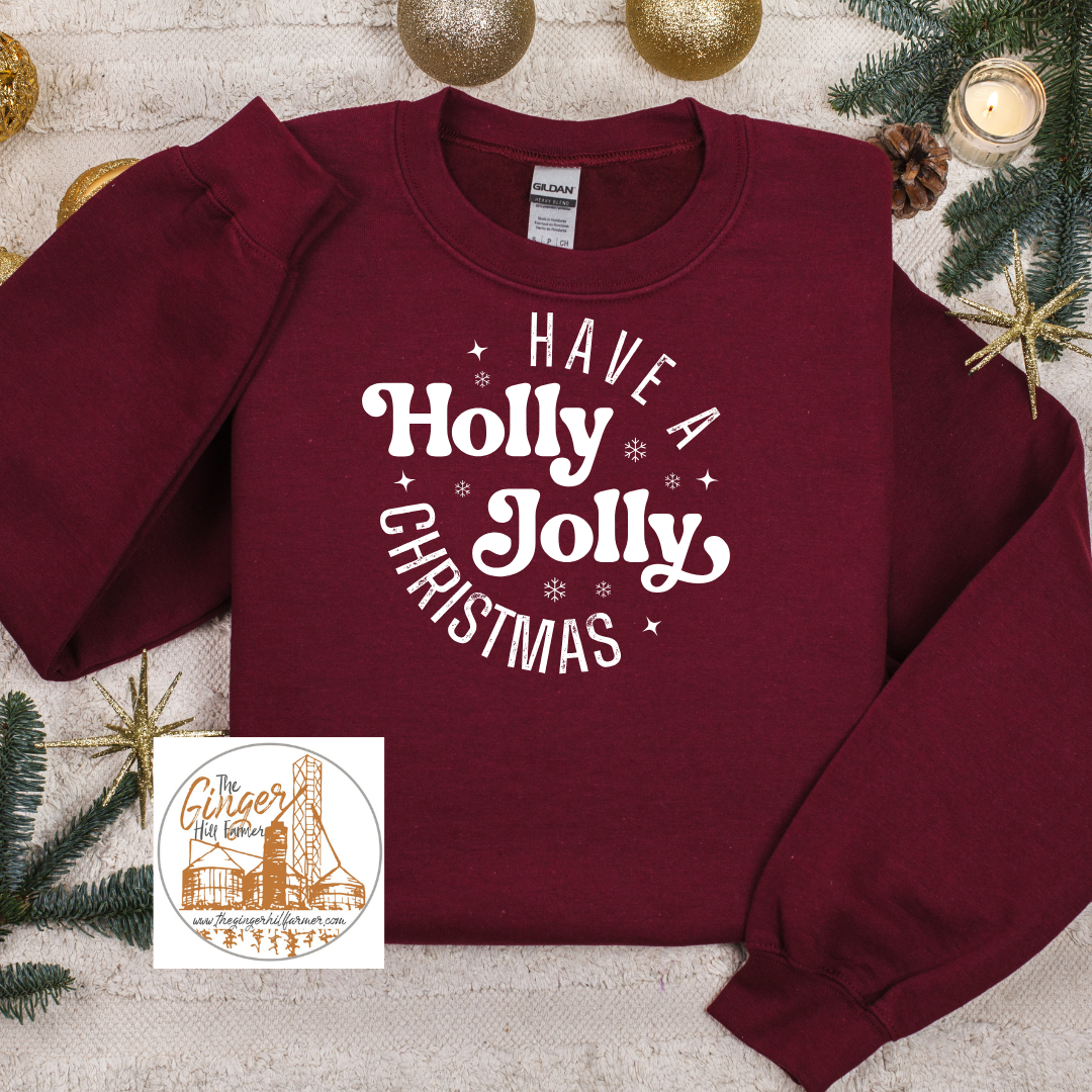 Maroon Christmas Sweatshirt | Sizes Small-3X