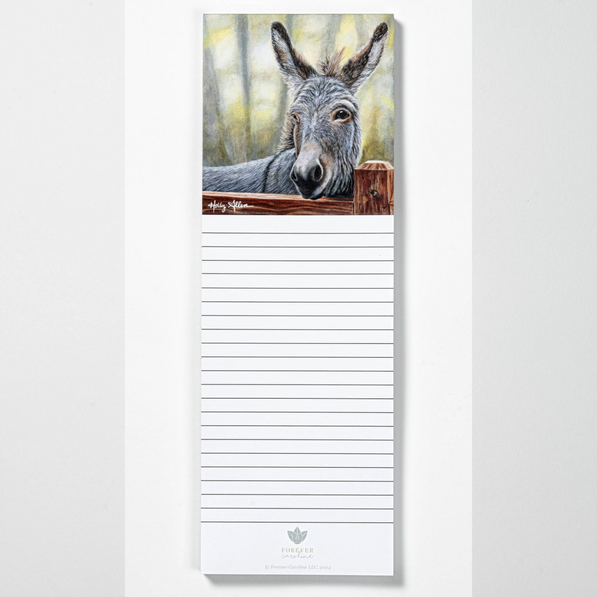 Magnetic Notepad with Original Donkey Art – The Ginger Hill Farmer, LLC