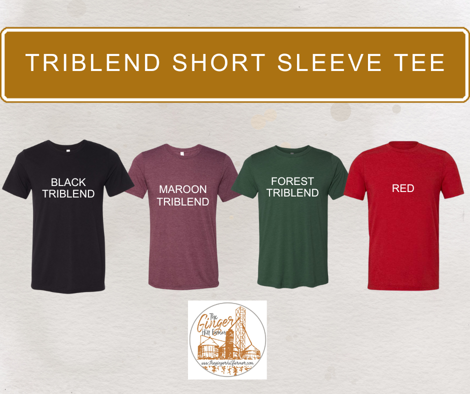 triblend tee color assortment