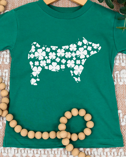 Adults Clover Farm Animal Graphic Short Sleeve Tee | Sizes Small-3XL