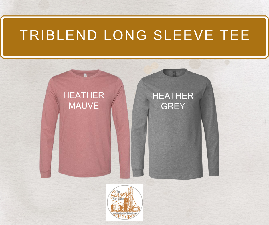 triblend long sleeve tee