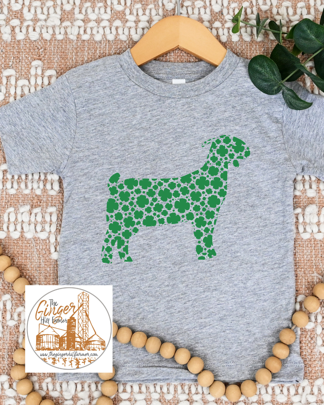 Kids Clover Farm Animal Graphic Short Sleeve Tee | Sizes Small-XL