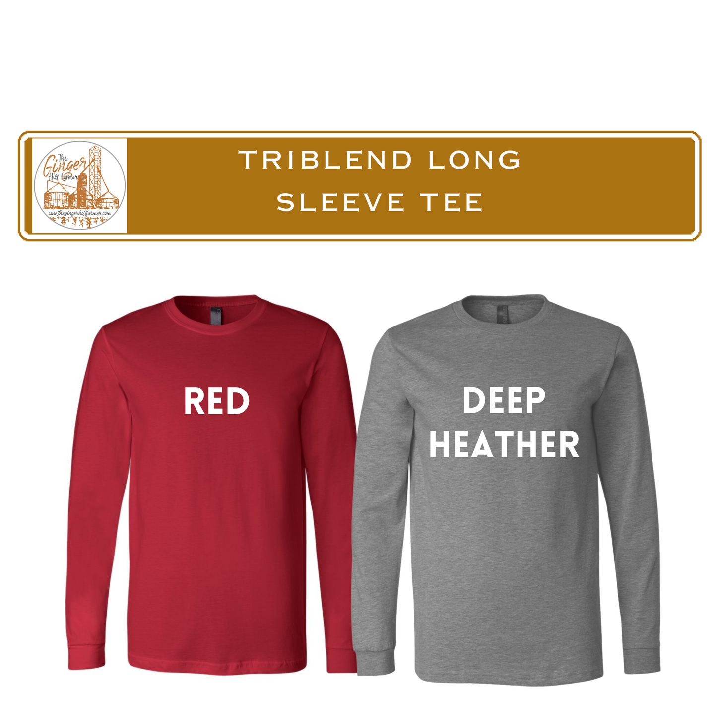 long sleeve triblend assortment