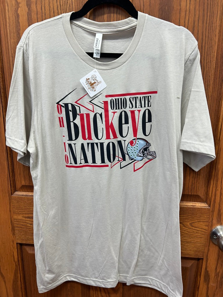 Buckeye Nation Short Sleeve Tee or Sweatshirt