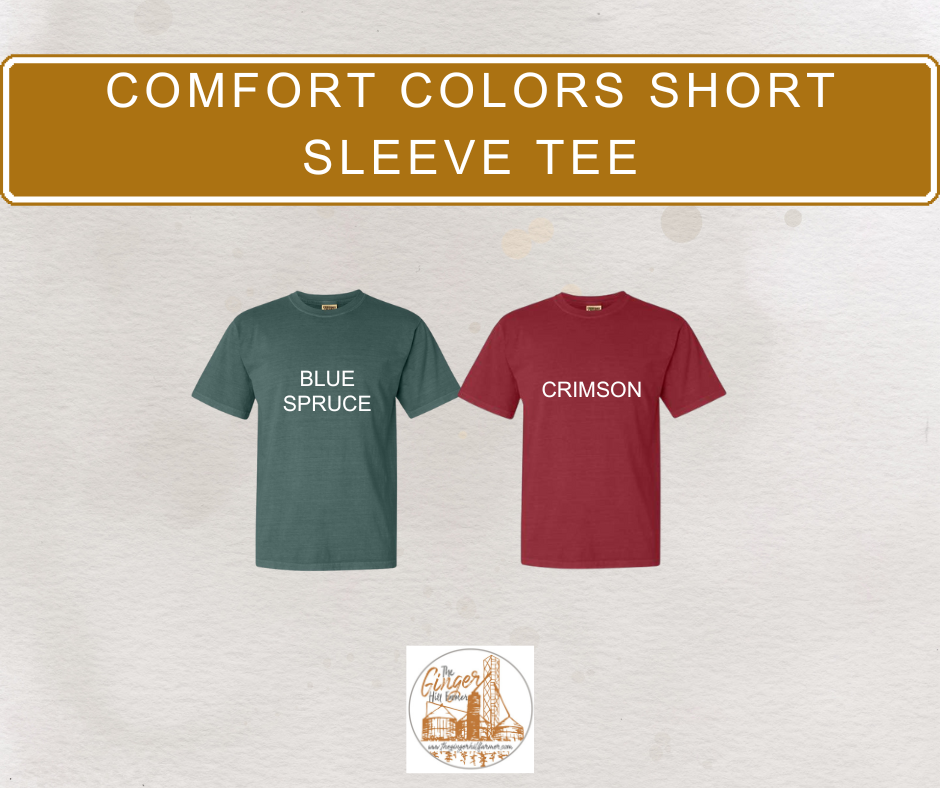 comfort colors short sleeve colors
