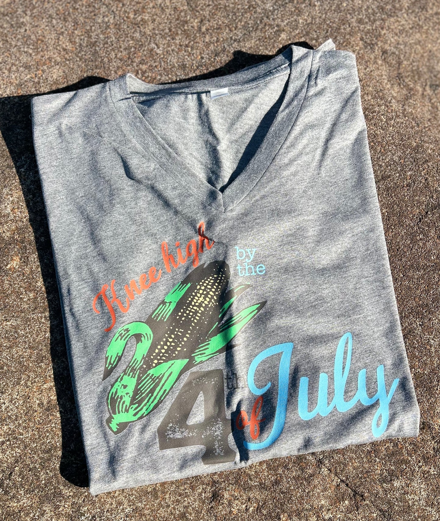 Knee High by the 4th of July Graphic Tee, Long Sleeve Tee or Sweatshirt | Sizes Small-3XL