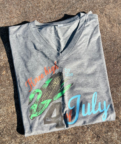 Knee High by the 4th of July Graphic Tee, Long Sleeve Tee or Sweatshirt | Sizes Small-3XL