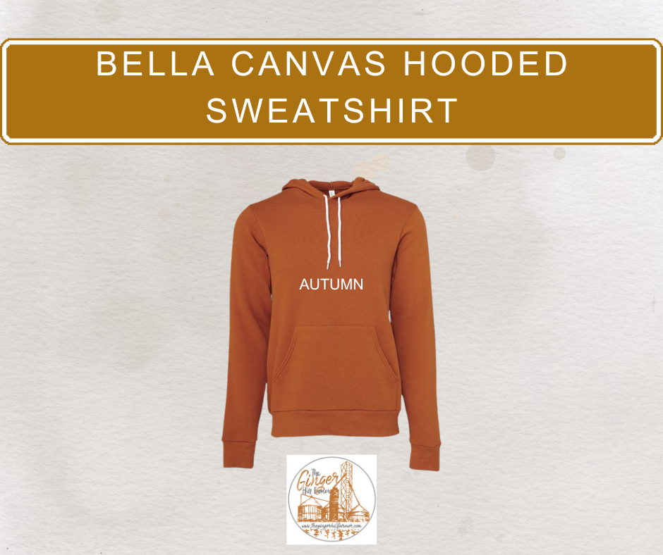 bellla canvas hoodie