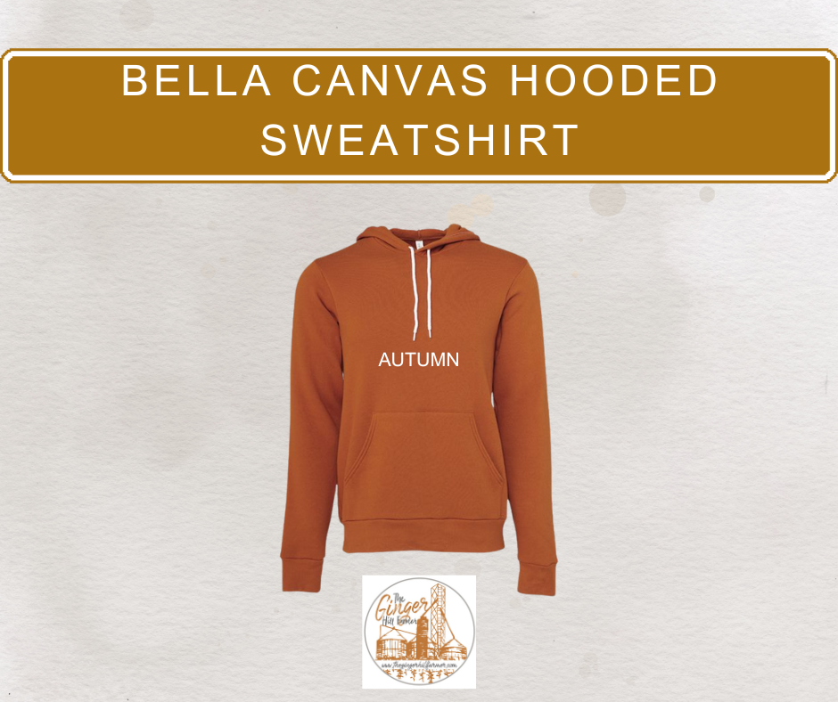 bella canvas hooded sweatshirt colors