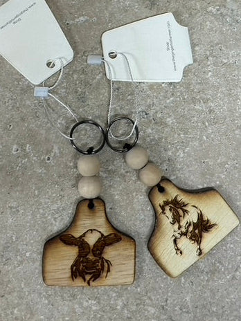 Animal Beaded Keychains