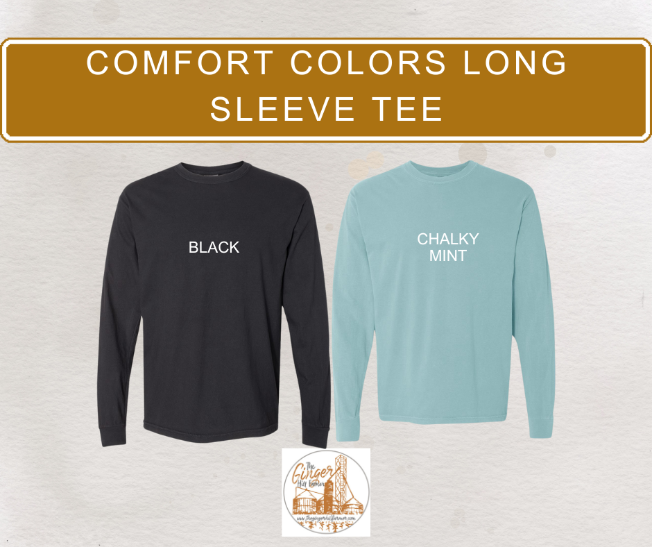 long sleeve comfort colors color assortment