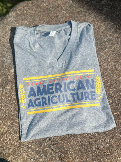 Supporter of Am Agriculture Graphic Tee, Long Sleeve Tee or Sweatshirt | Small-3XL