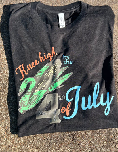 Knee High by the 4th of July Graphic Tee, Long Sleeve Tee or Sweatshirt | Sizes Small-3XL