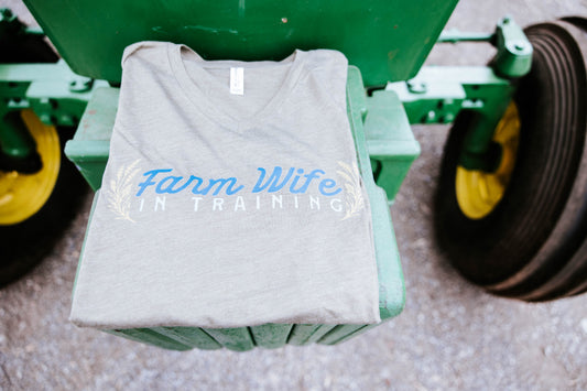 Farm Wife in Training Graphic Tee, Long Sleeve Tee or Sweatshirt | Small-3XL