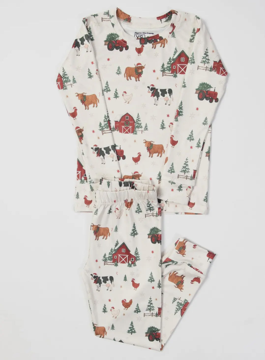 Christmas Barns & Animals PJ Set Toddler/Youth PREORDER