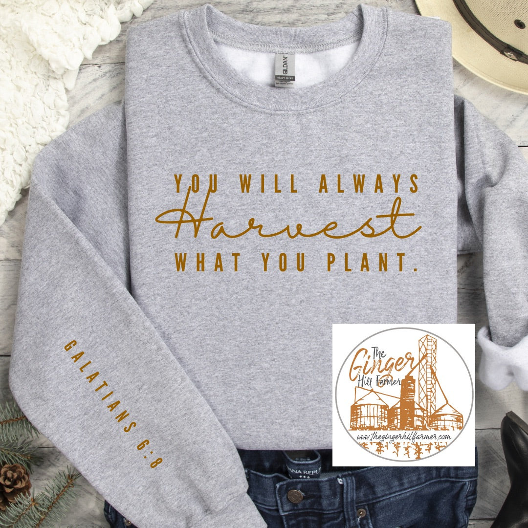 Harvest What You Plant Sweatshirt | Sizes Small-3X