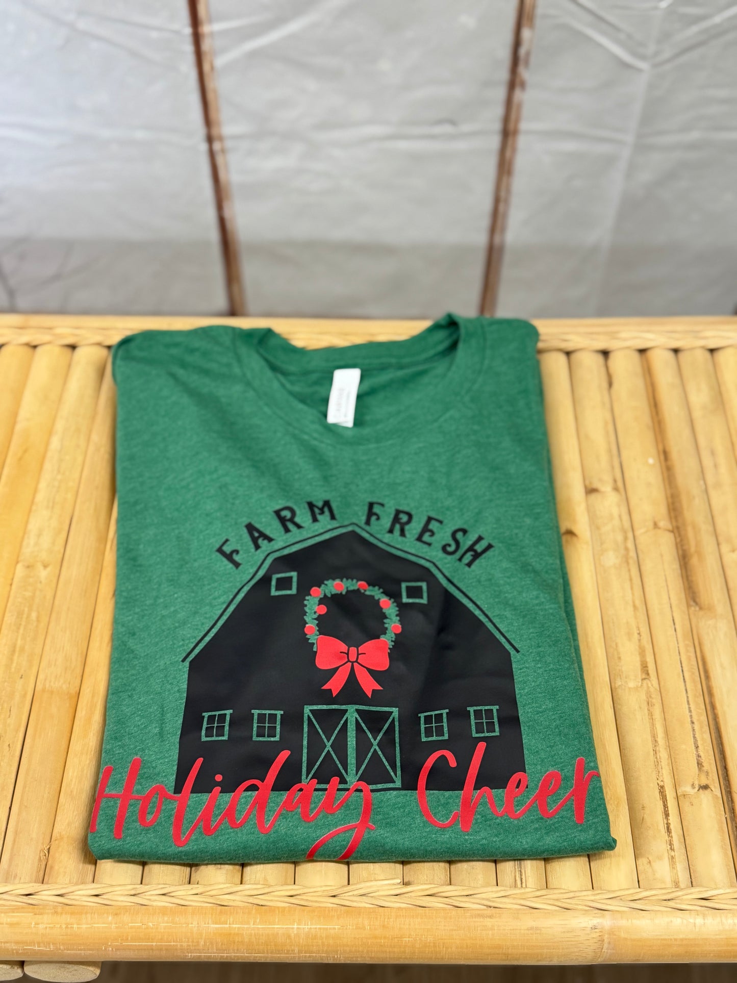 Farm Fresh Holiday Cheer Graphic Tee, Long Sleeve Tee or Sweatshirt | Small-3XL